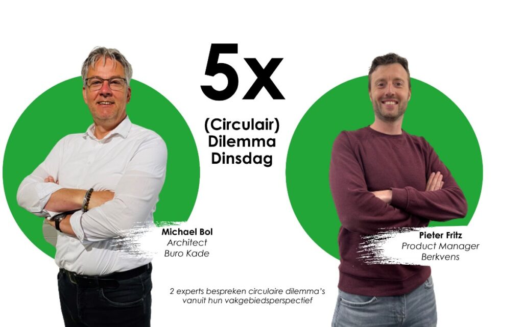 Michael Bol (architect van Buro Kade) en Pieter Fritz (Product Manager Berkvens)