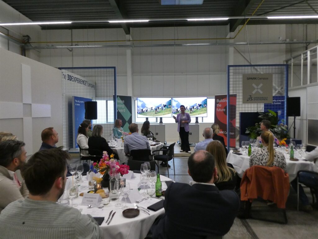 Keynote spreker Jetske Thielen tijdens het BACB Captains Dinner