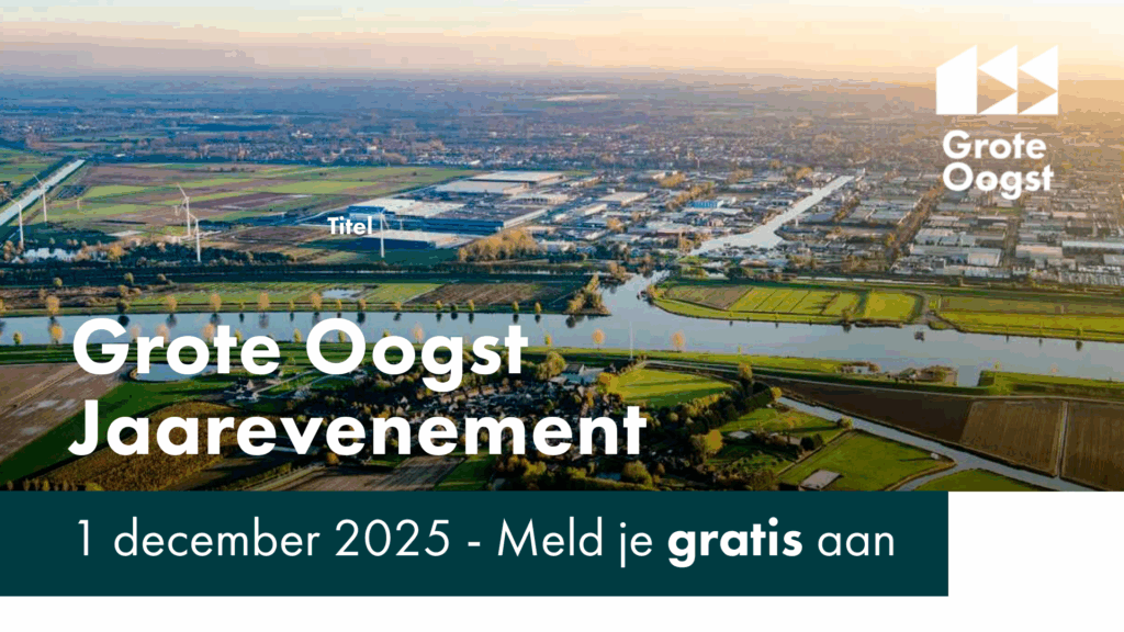 Promotiemateriaal voor Grote Oogst Jaarevenement