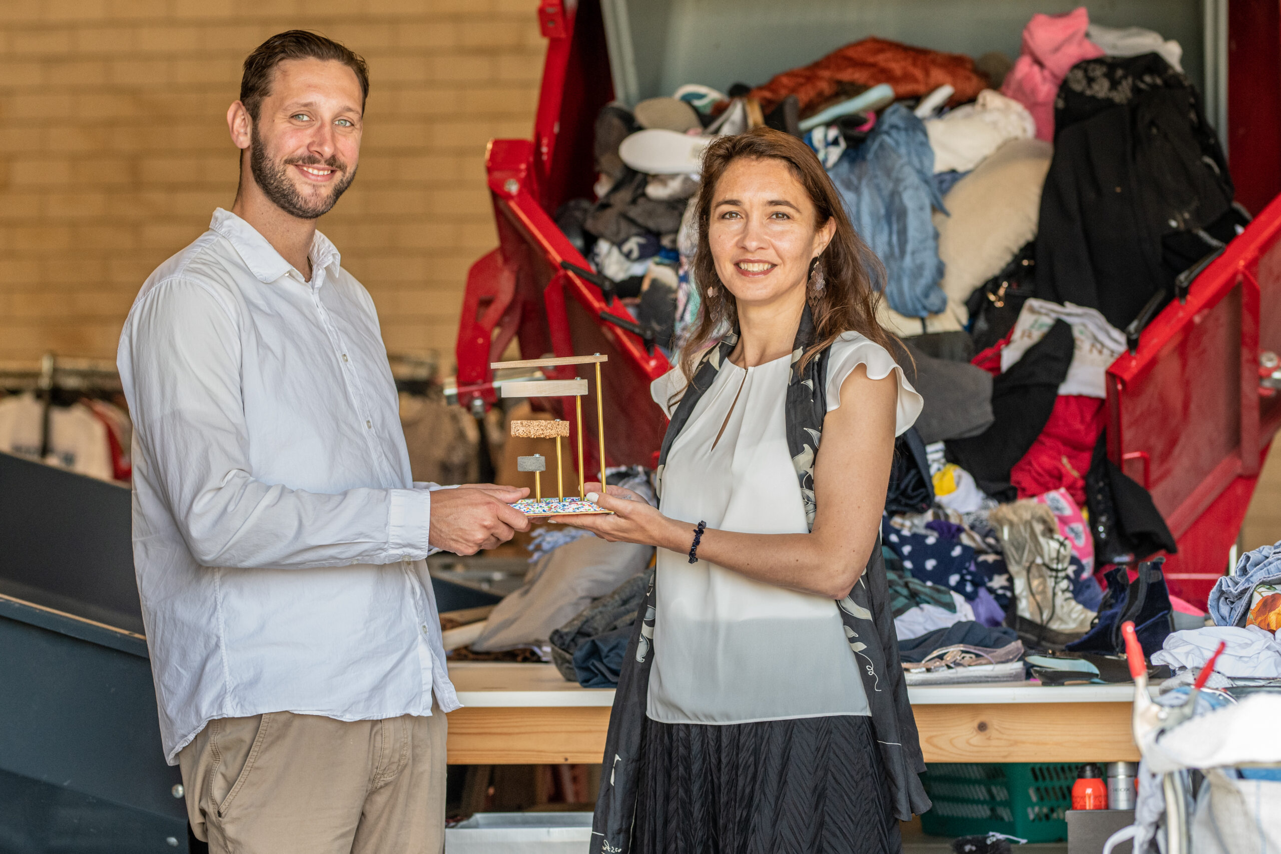 Winnaar Textiel Race met de Gouden Cirkel